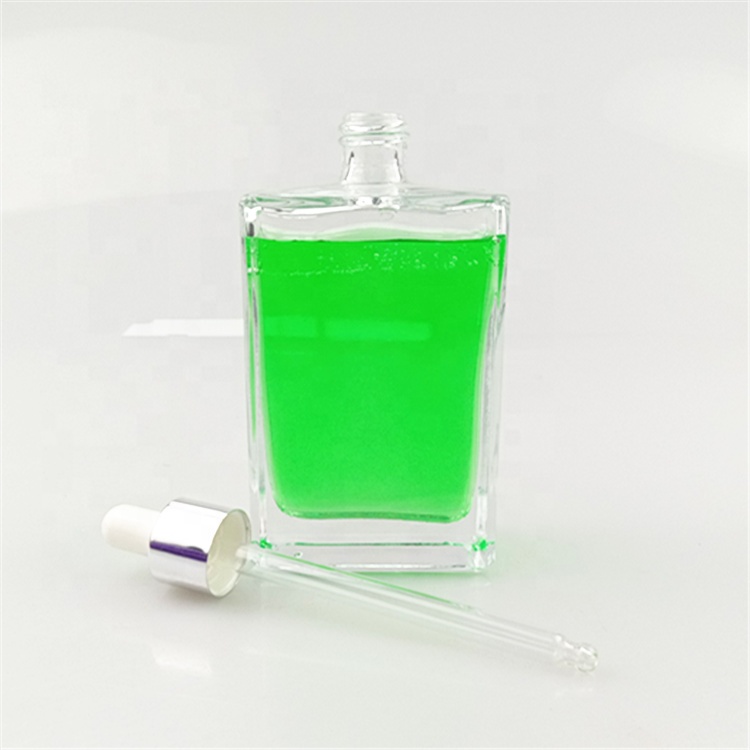 100ml body face oil bottle used glass bottle with dropper