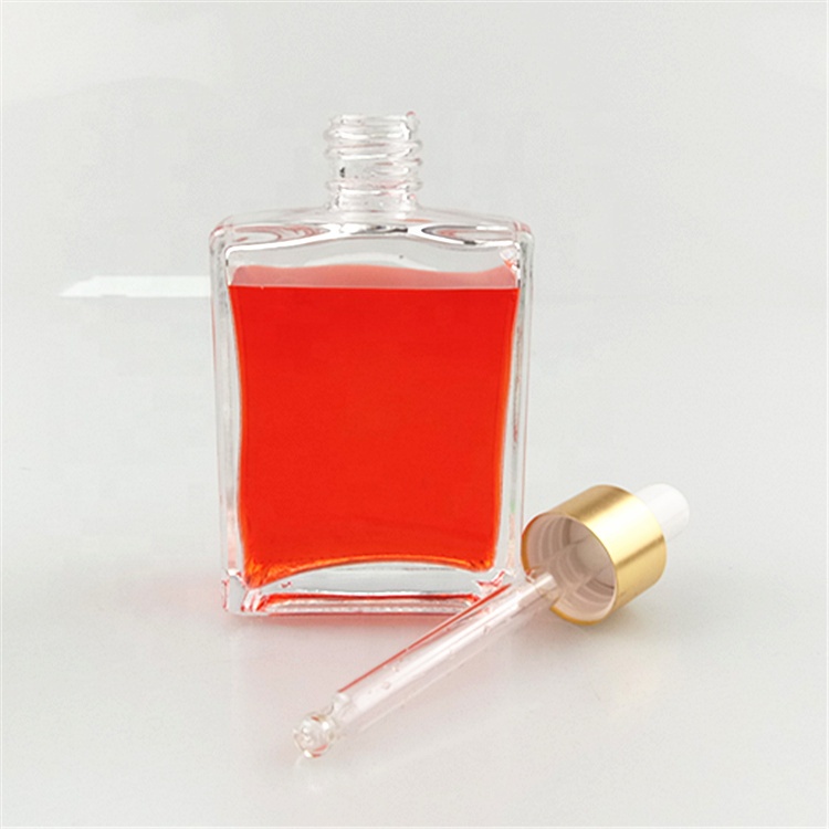 100ml body face oil bottle used glass bottle with dropper