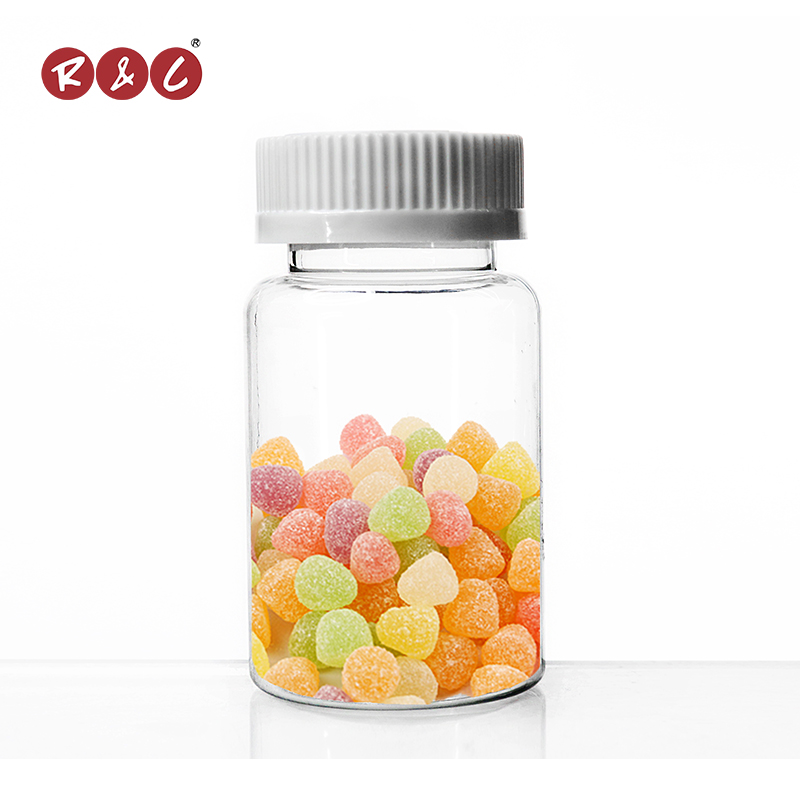 100ml childproof cap plastic cbd oil capsules bottle