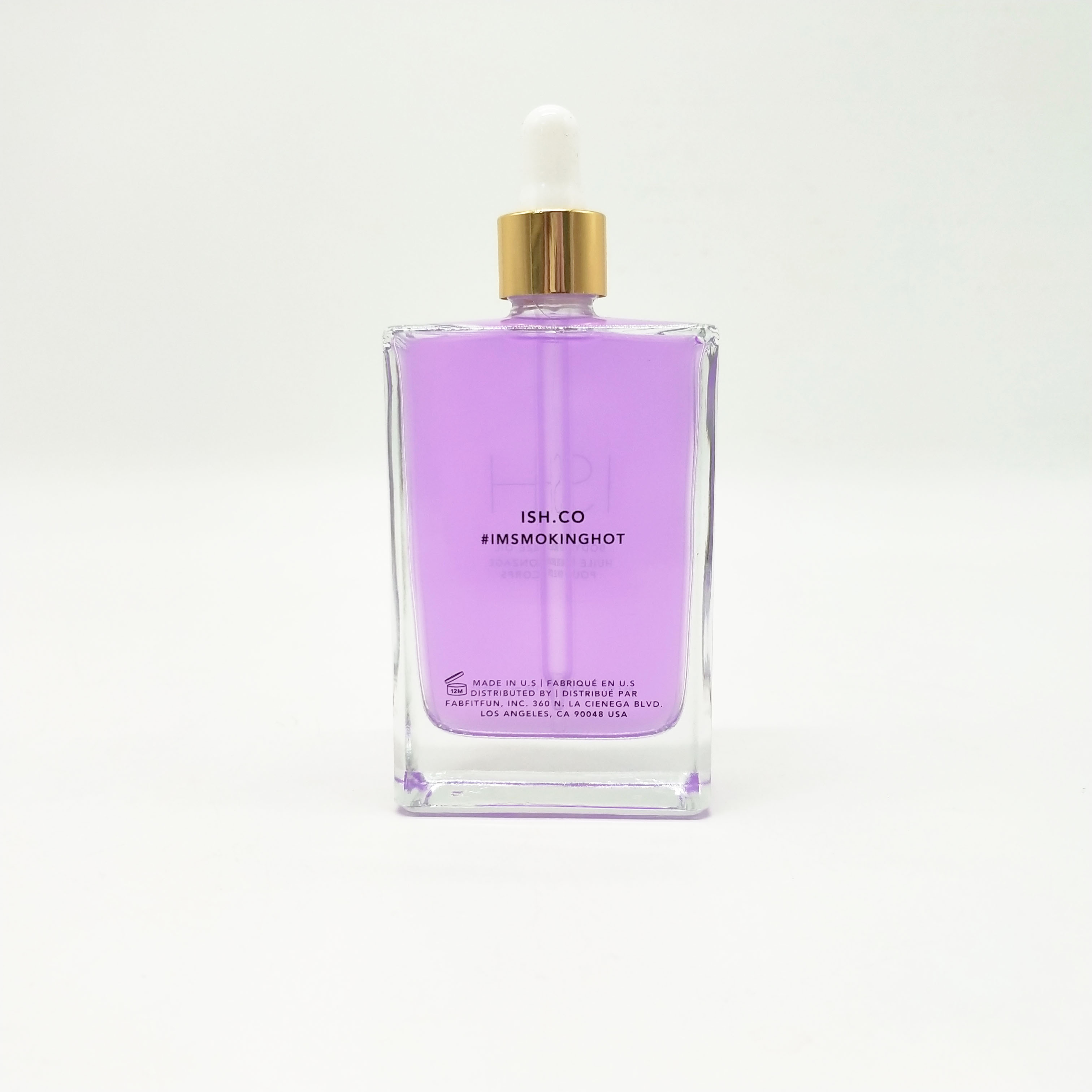 100ml clear flat square rectangular essential oil glass dropper bottle