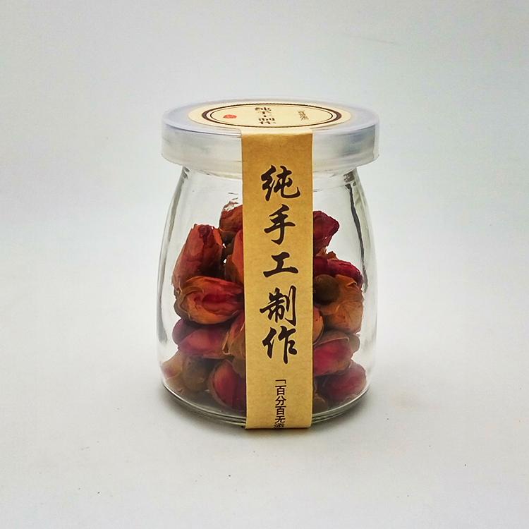 100ml clear glass jars bottles for bath salts with cork top