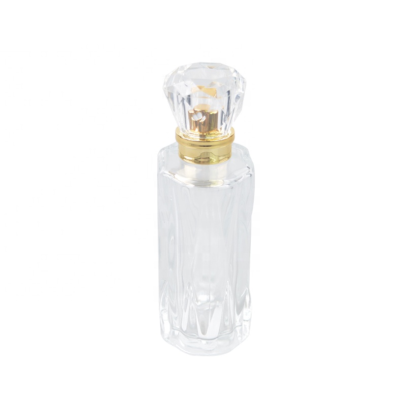 100ml clear glass perfume bottle with surlyn cap