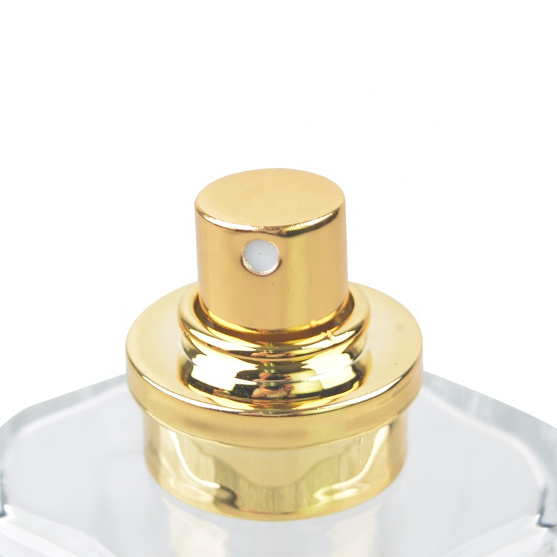 100ml clear glass perfume bottle with surlyn cap