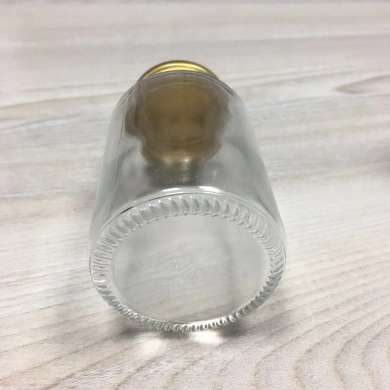 100ml clear glass pill bottle for medicine package