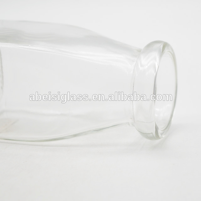 100ml clear square glass jar with plastic lids