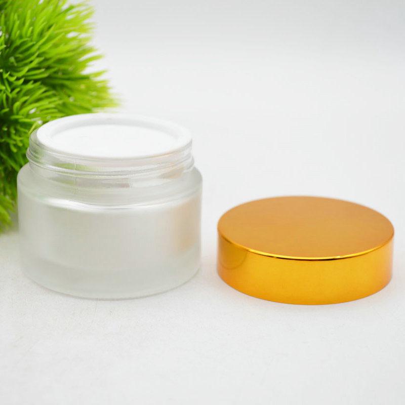 100ml  cream container face cream jar for cosmetic packaging empty glass cream jar for skin care