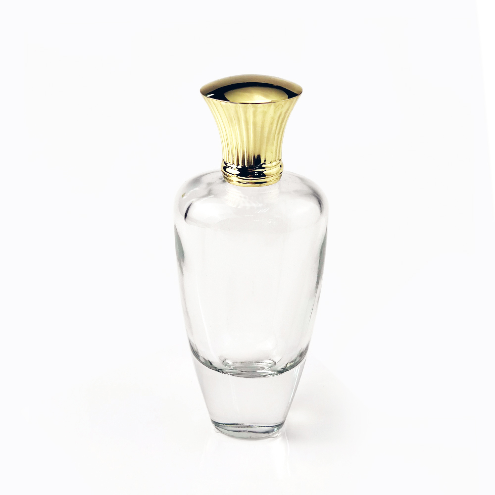 100ml decorative perfume packaging crimp perfume bottle empty glass bottle for perfume