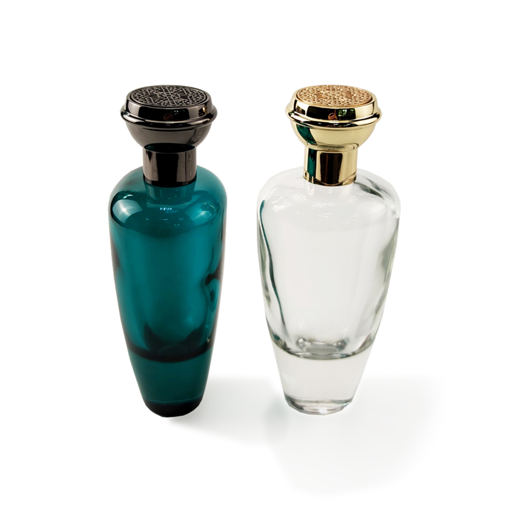 100ml decorative perfume packaging crimp perfume bottle empty glass bottle for perfume