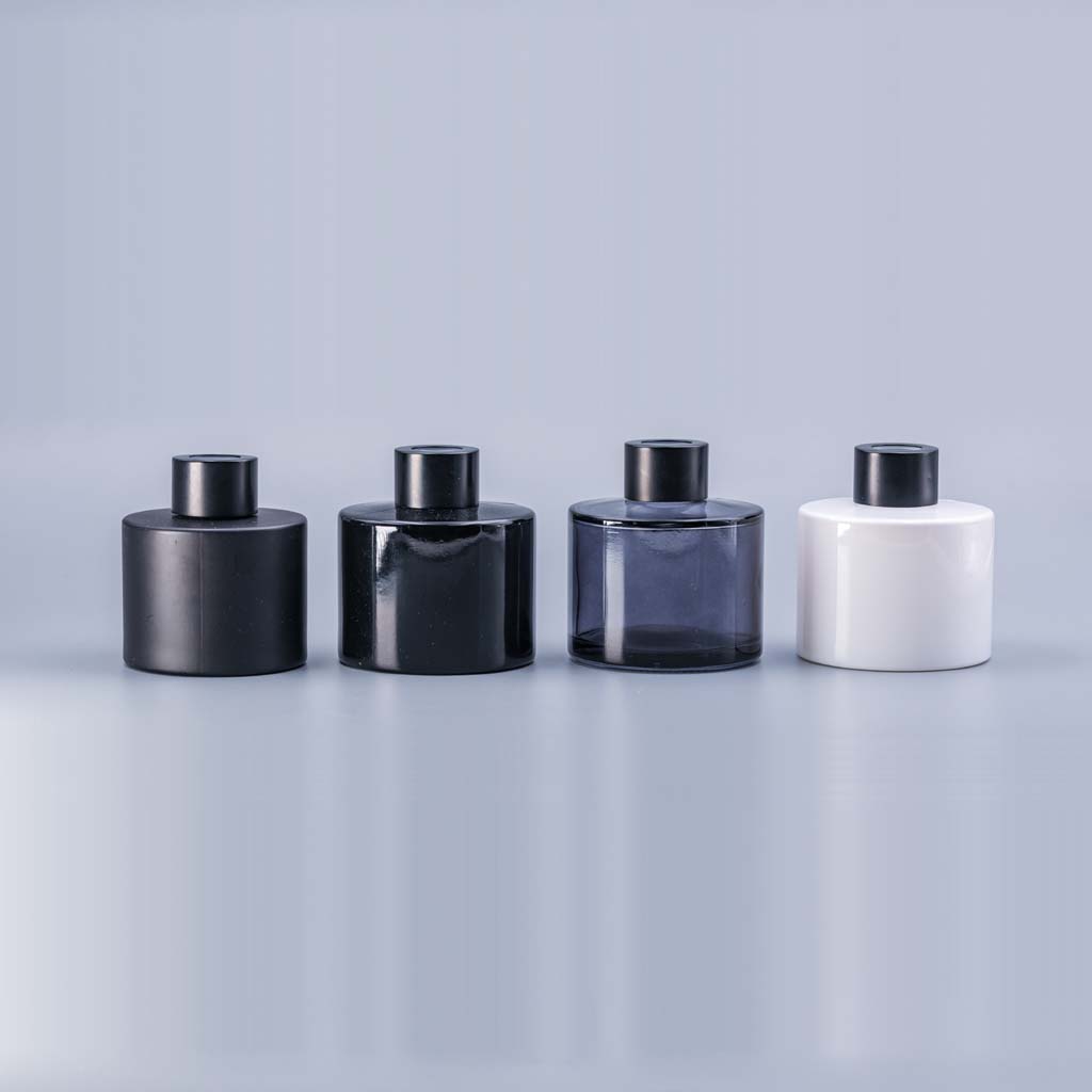 100ml empty aroma diffuser reed bottle with artificial flower for home decor