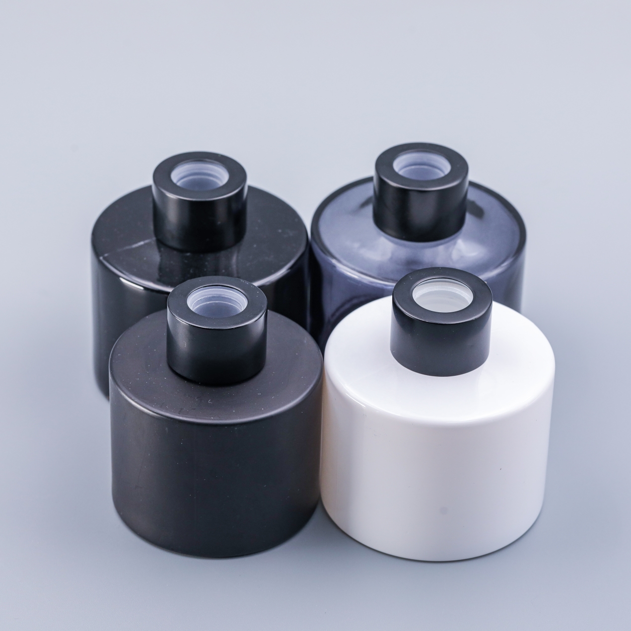 100ml empty aroma diffuser reed bottle with artificial flower for home decor