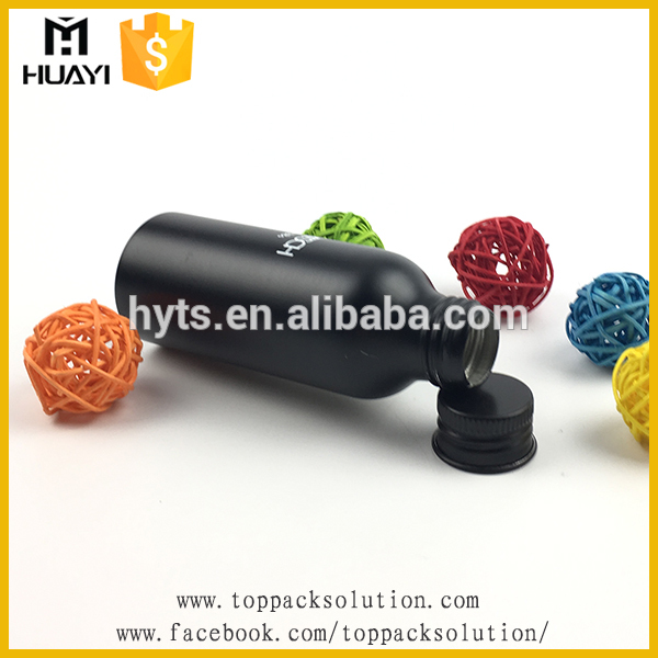 100ml empty perfume used spray black aluminium bottle