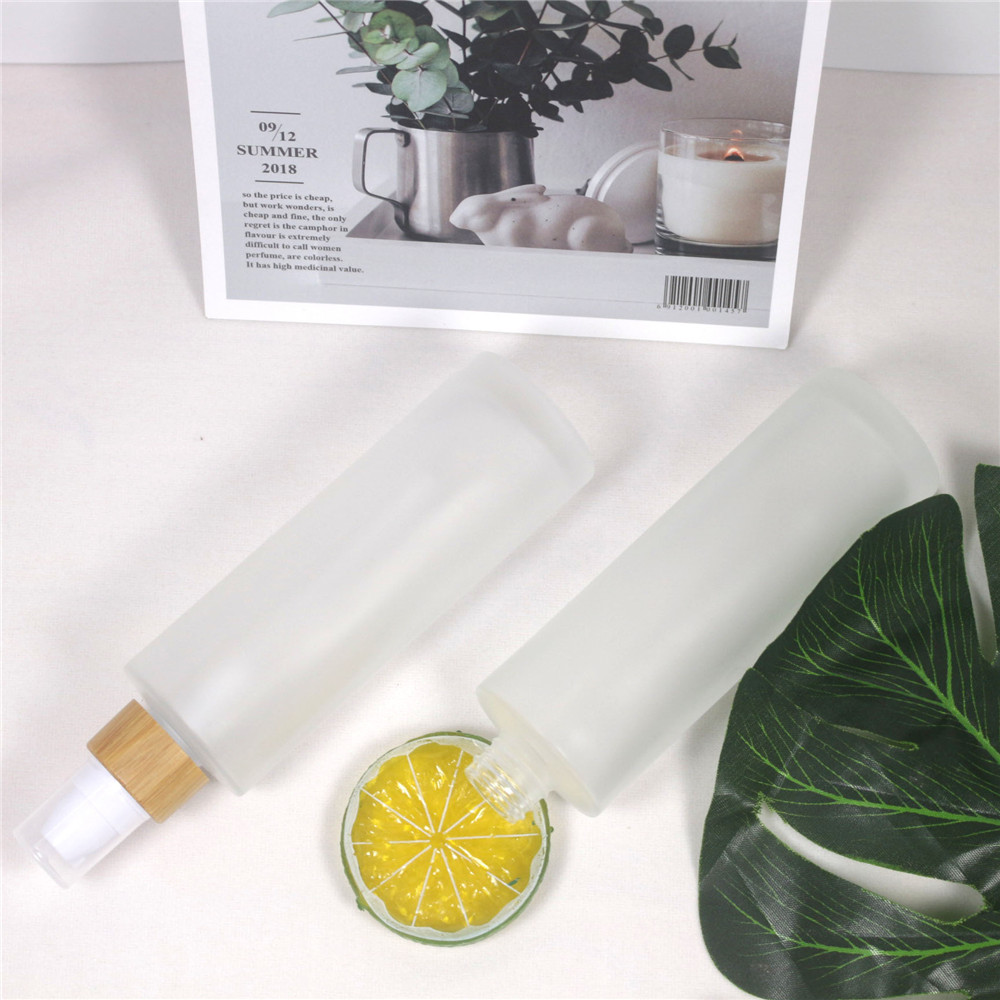 100ml empty sub bottle frosted bottle with pump ground glass emulsion bottle