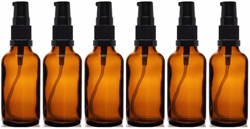 100ml emulsion lotion serum empty amber clear green cosmetic pump glass bottle