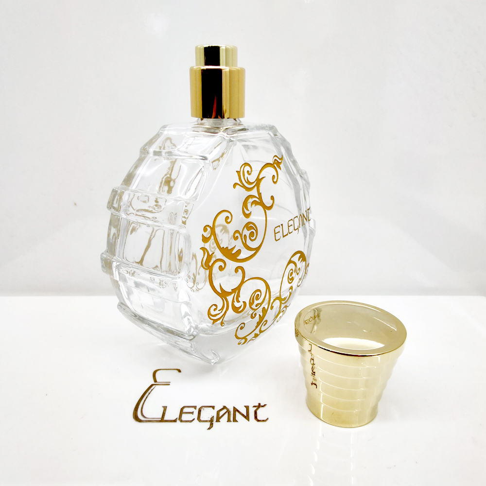 100ml fast delivery elegant vintage empty clear glass parfum bottle for sale