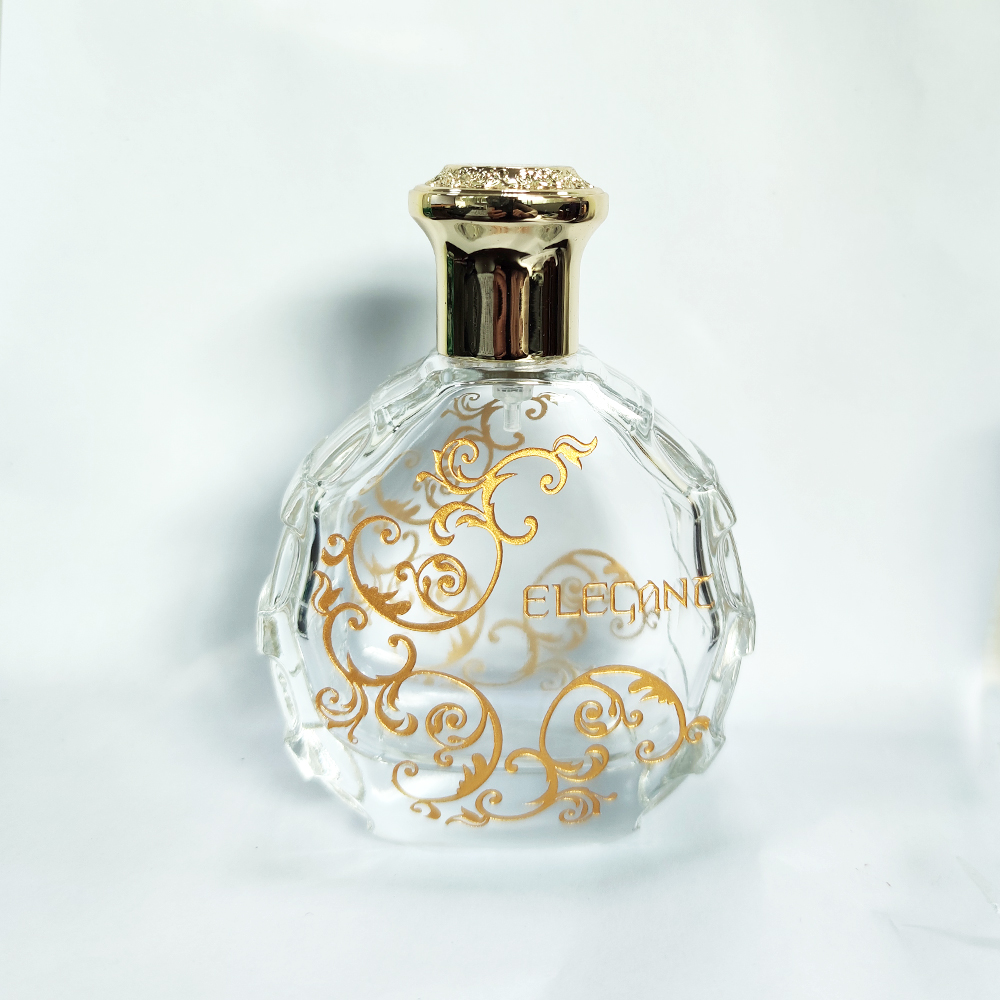 100ml fast delivery elegant vintage empty clear glass parfum bottle for sale