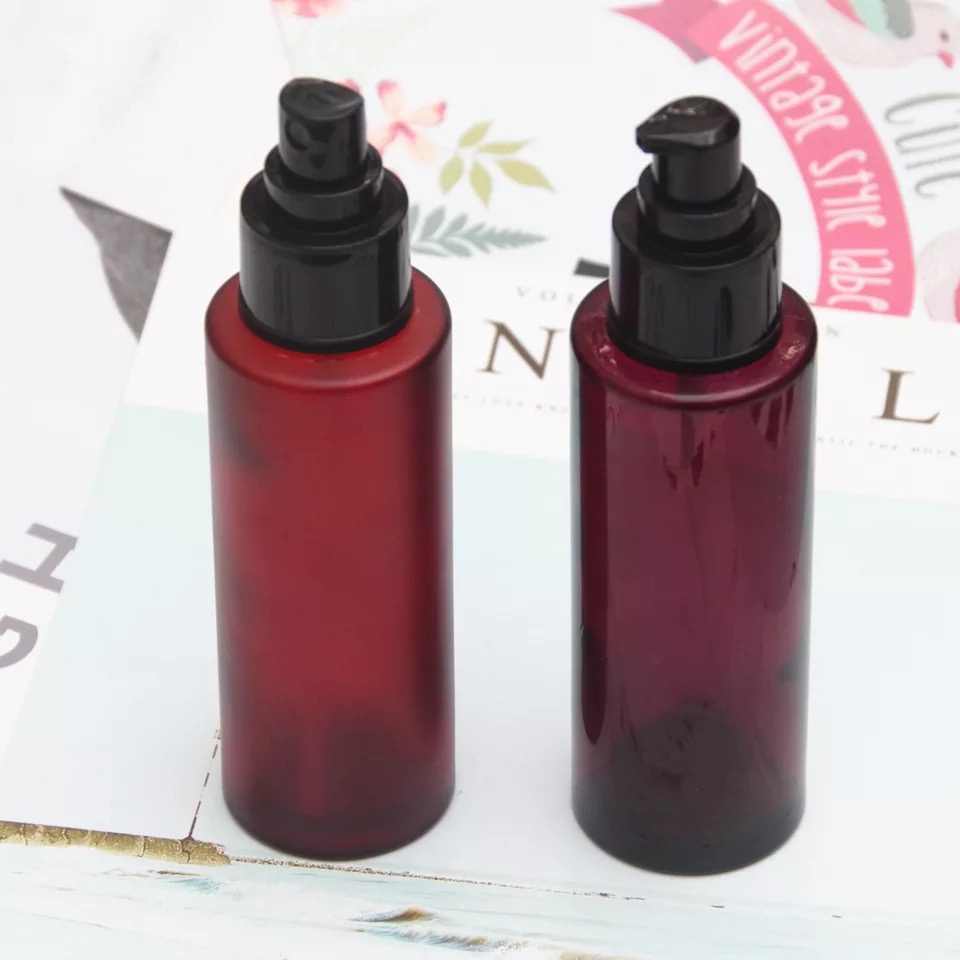 100ml glass frosted spray bottle mist,cosmetic spray pump bottle
