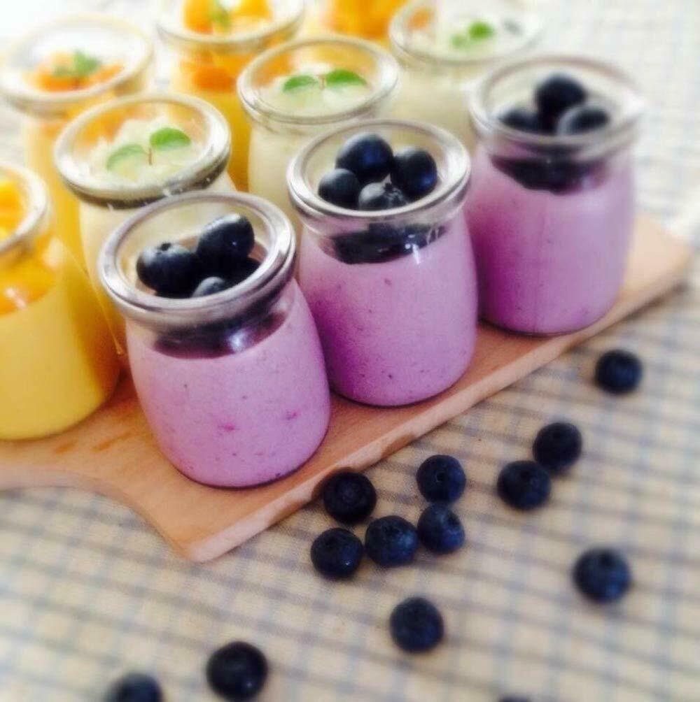 100ml glass milk jar pudding jars jam jelly jars
