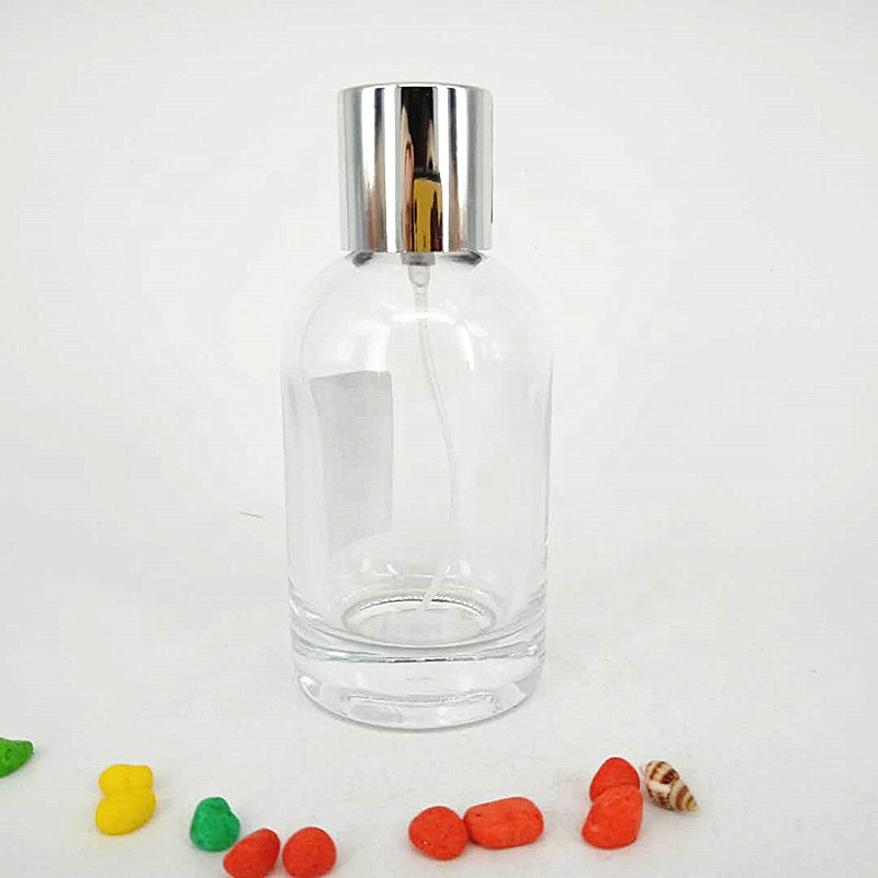 100ml glass perfume bottles 50ml Spray perfume bottle with metal cap