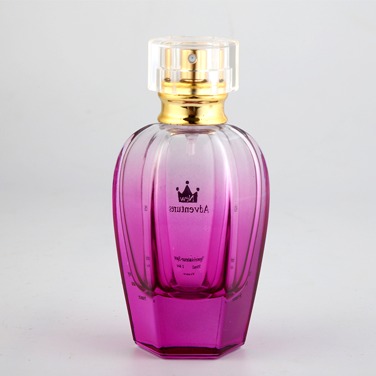 100ml high premium quality round glass perfume bottle with thick bottom