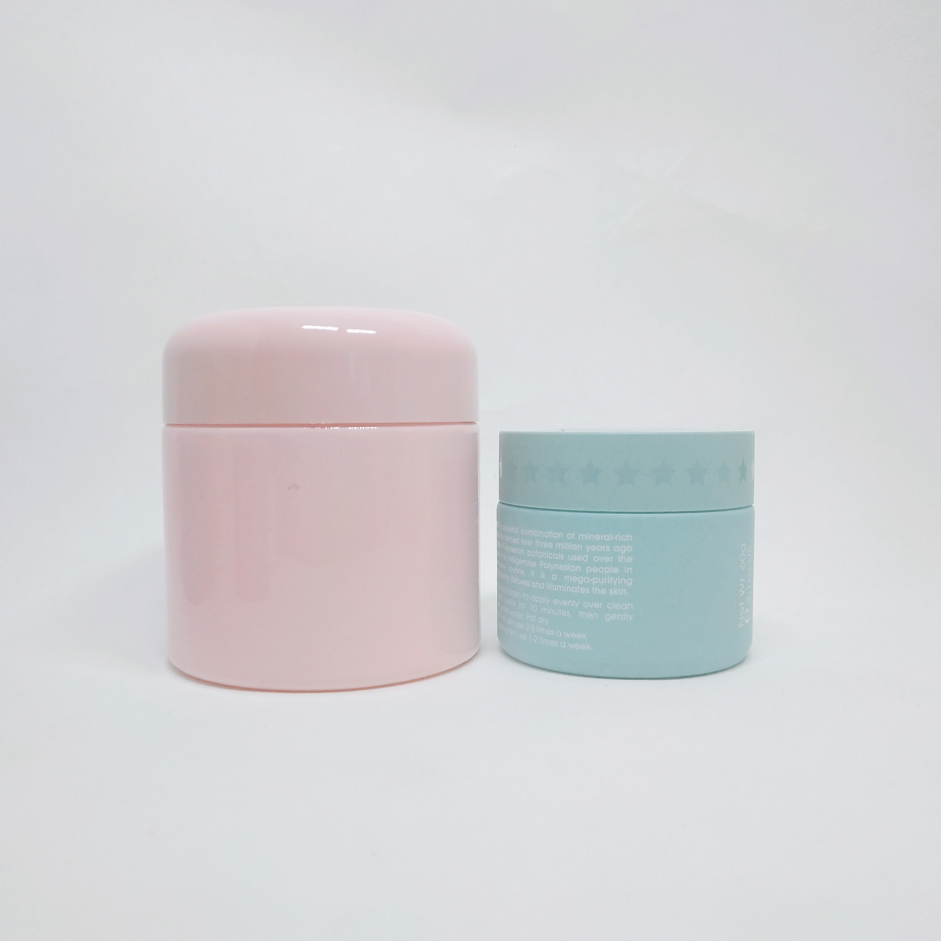 100ml large white porcelain cosmetic frosted glass cream jar
