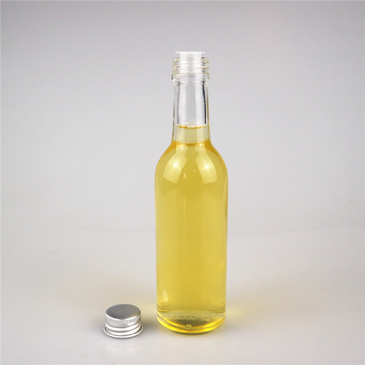 100ml liquor wine bottle glass with screw aluminium cap