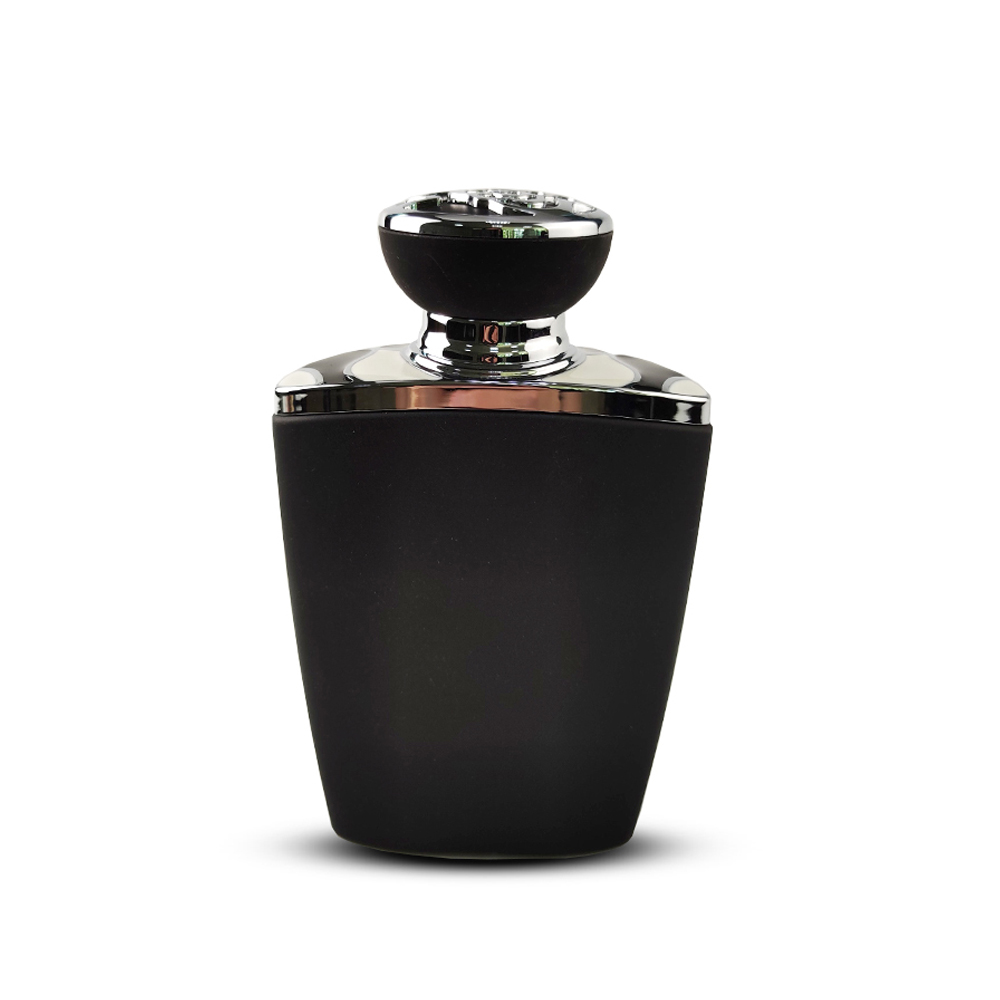100ml luxury Arabic style soft black rubber paint stock available fast delivery empty perfume bottle bulk sale