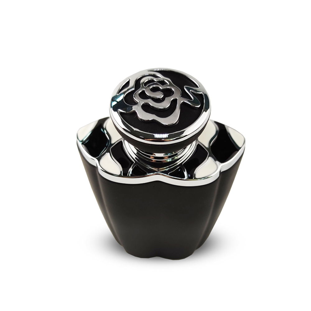 100ml luxury Arabic style soft black rubber paint stock available fast delivery empty perfume bottle bulk sale