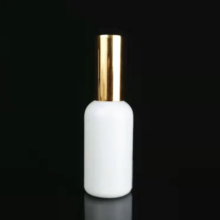100ml luxury opal white glass cosmetic spray bottle 30ml