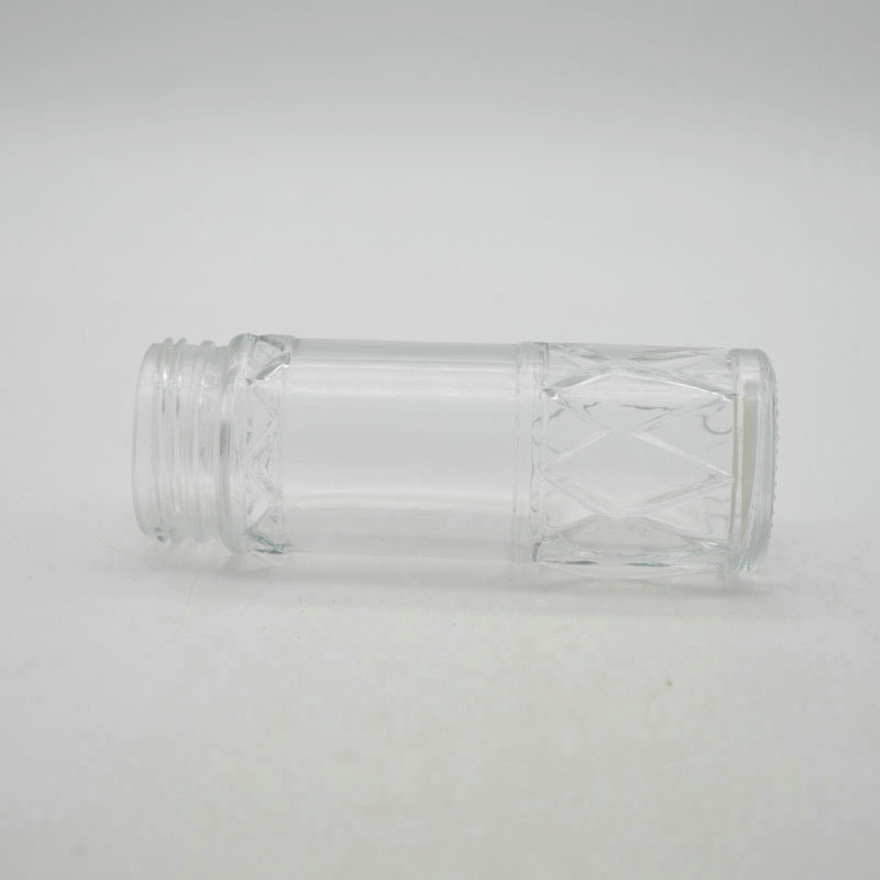 100ml mill Salt Pepper Spice Manual Glass Grinder bottle with plastic cap