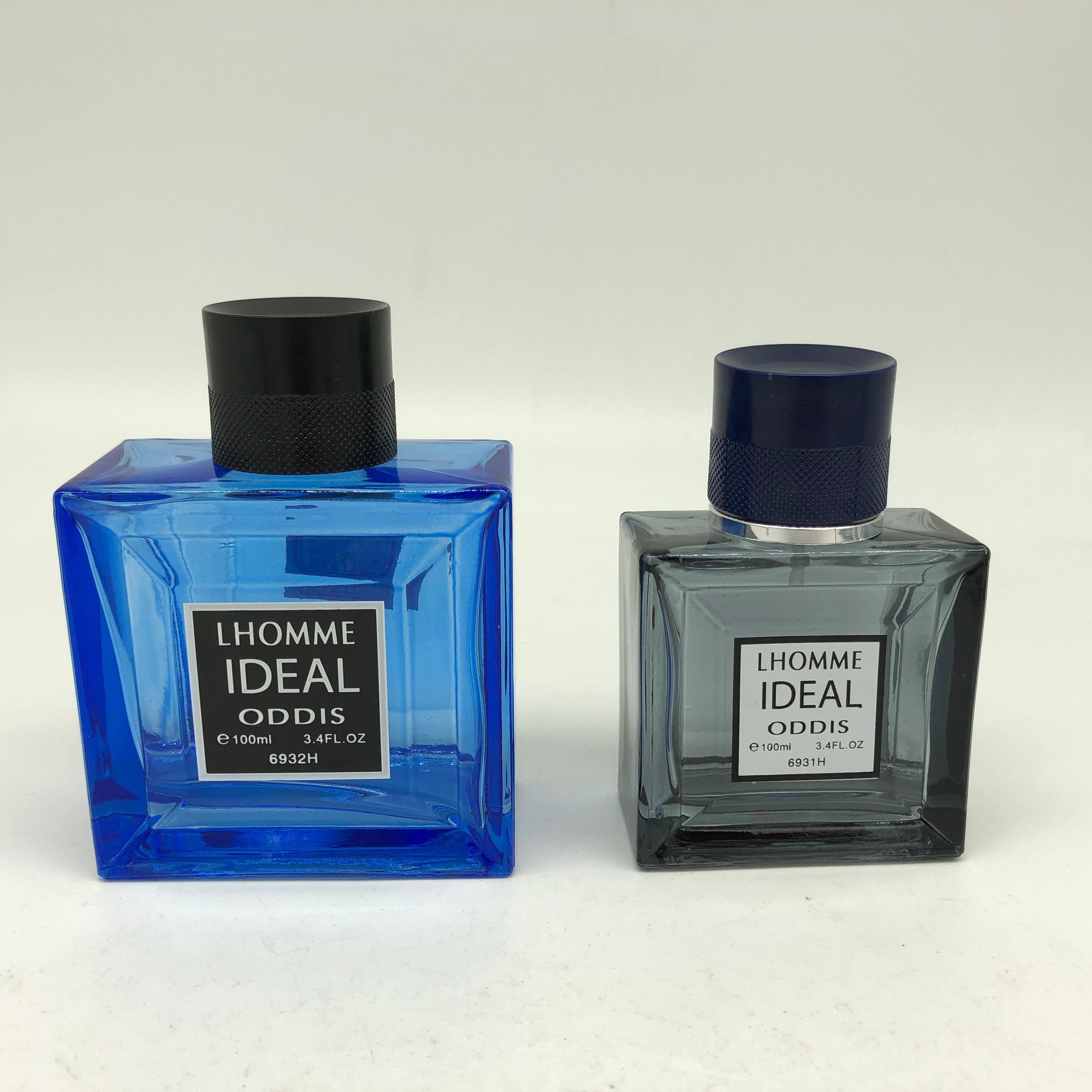 100ml new design man cologne perfume glass bottle