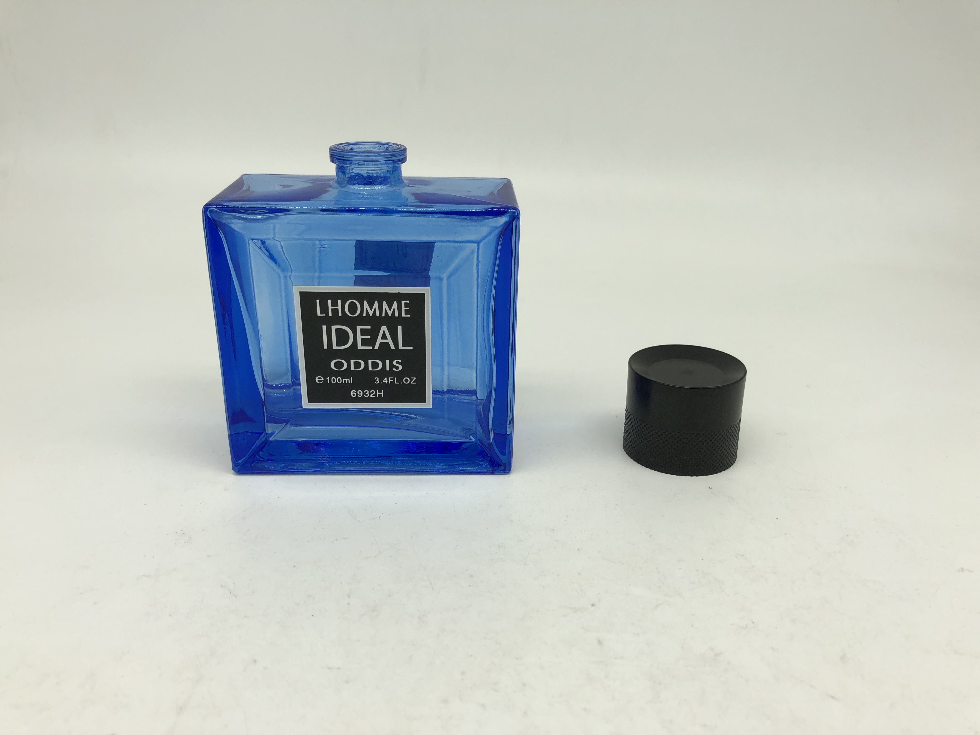 100ml new design man cologne perfume glass bottle