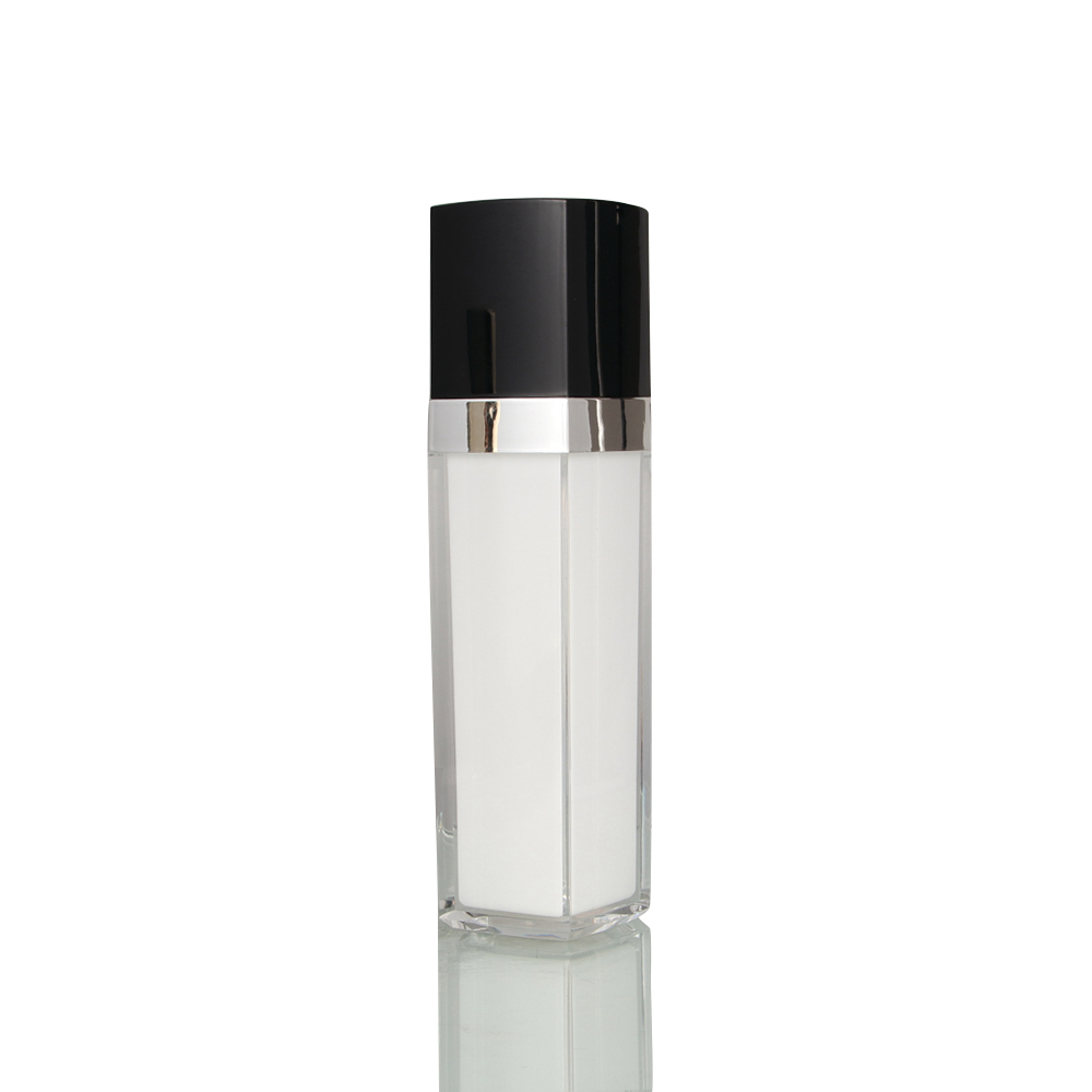 100ml purple acrylic bottle plastic lotion bottle packaging in stock
