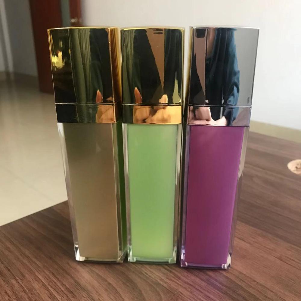 100ml purple acrylic bottle plastic lotion bottle packaging in stock