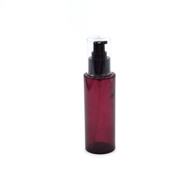 100ml red/pink/green/frosted/wine red colorful lotion pump glass bottle with transparent cap