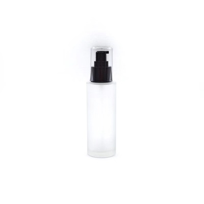 100ml red/pink/green/frosted/wine red colorful lotion pump glass bottle with transparent cap