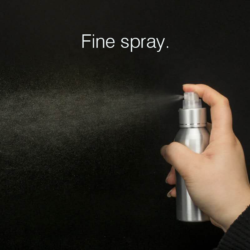 100ml refillable mini essential oil aluminum spray bottle