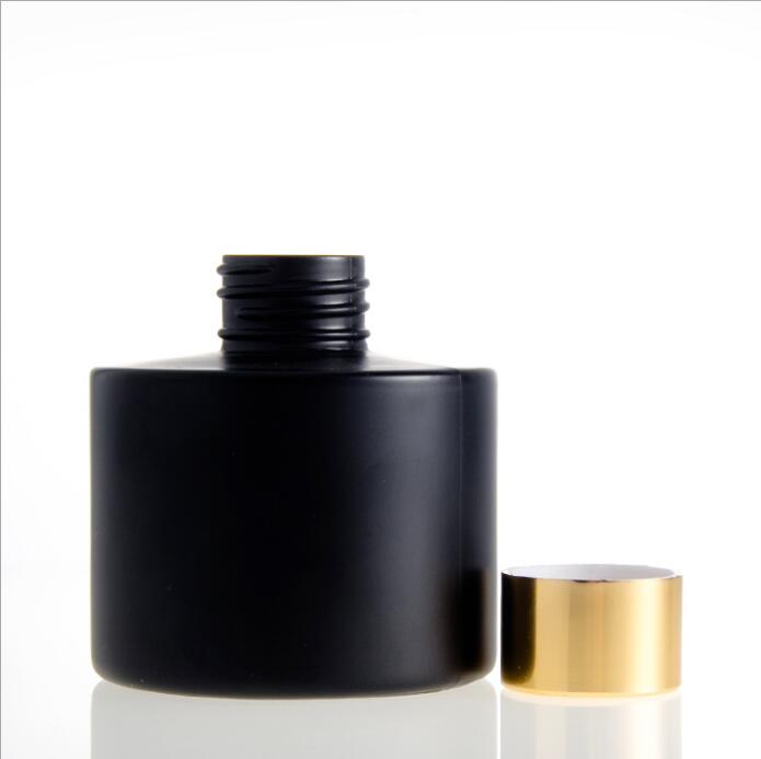 100ml round cap bottle black reed diffuser glass bottle