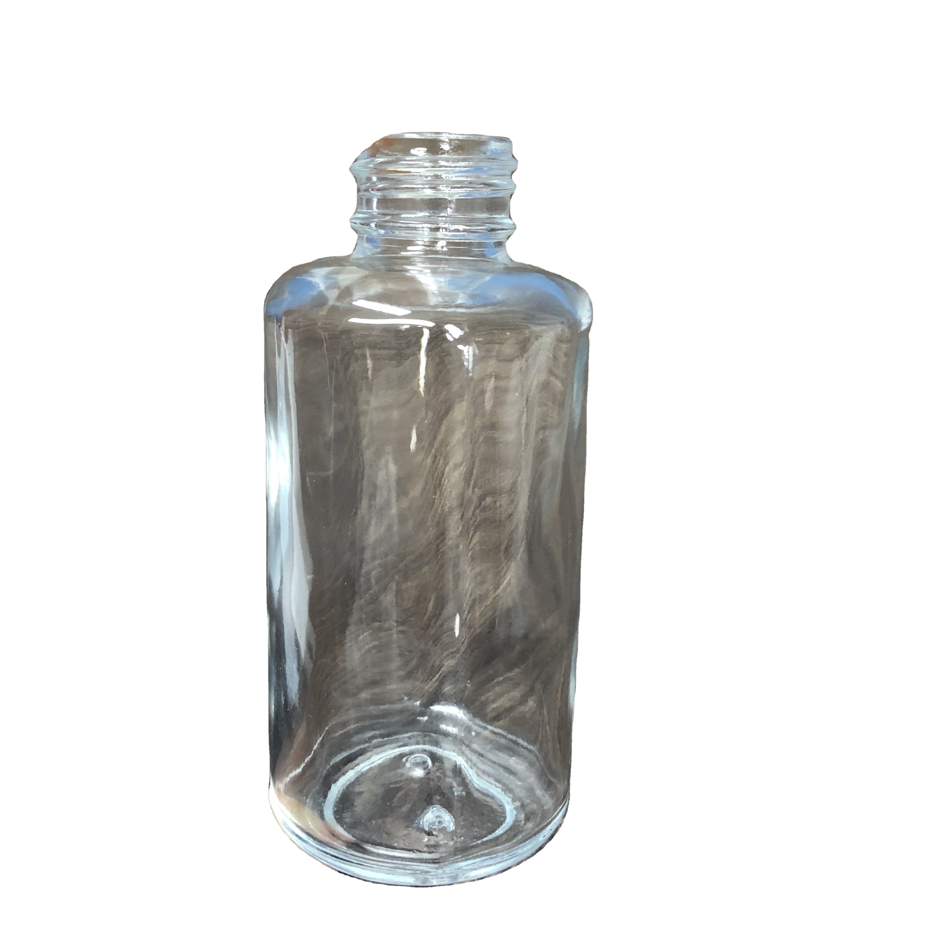 100ml round glass perfume bottle with 15mm neck finish wholesale