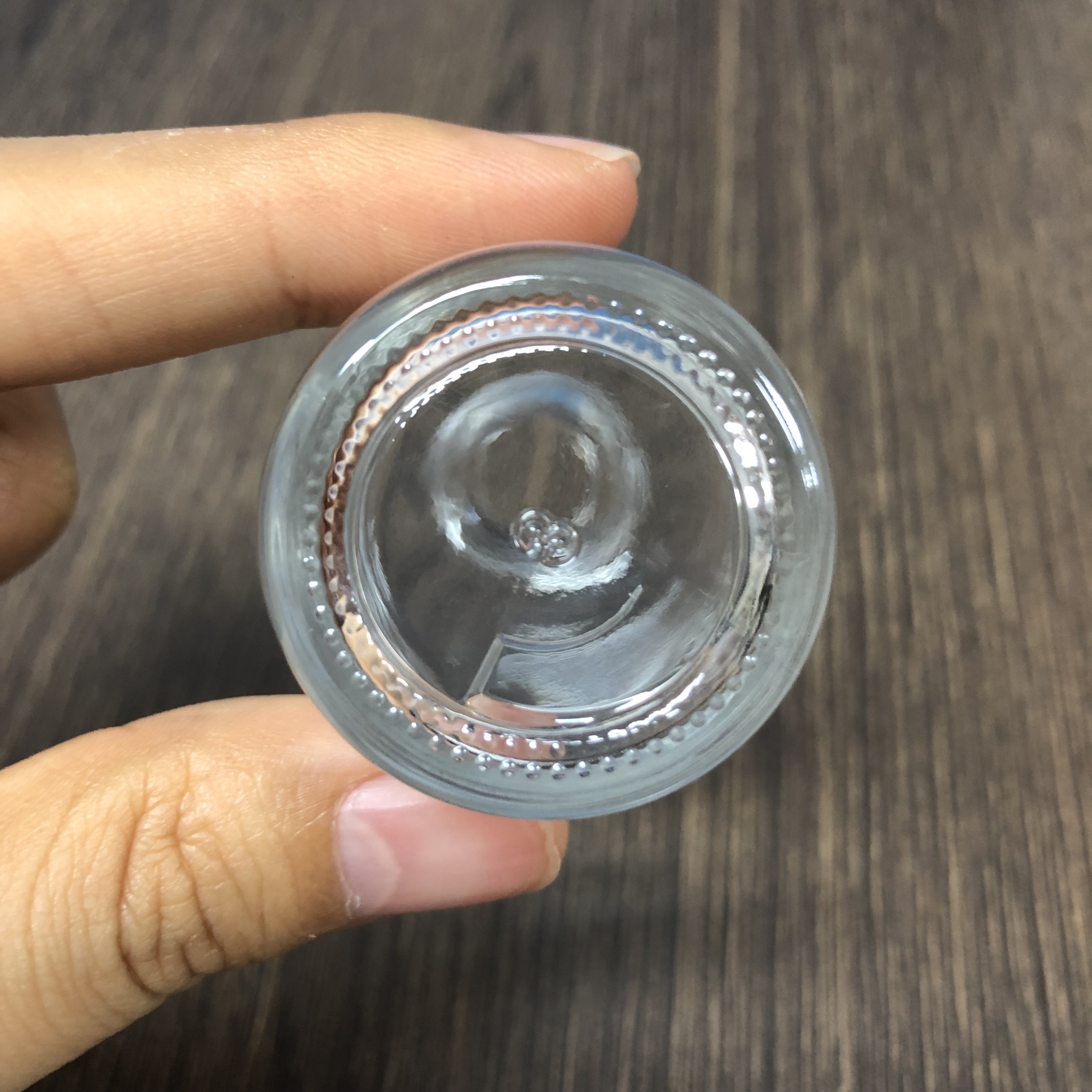 100ml round glass perfume bottle with 15mm neck finish wholesale
