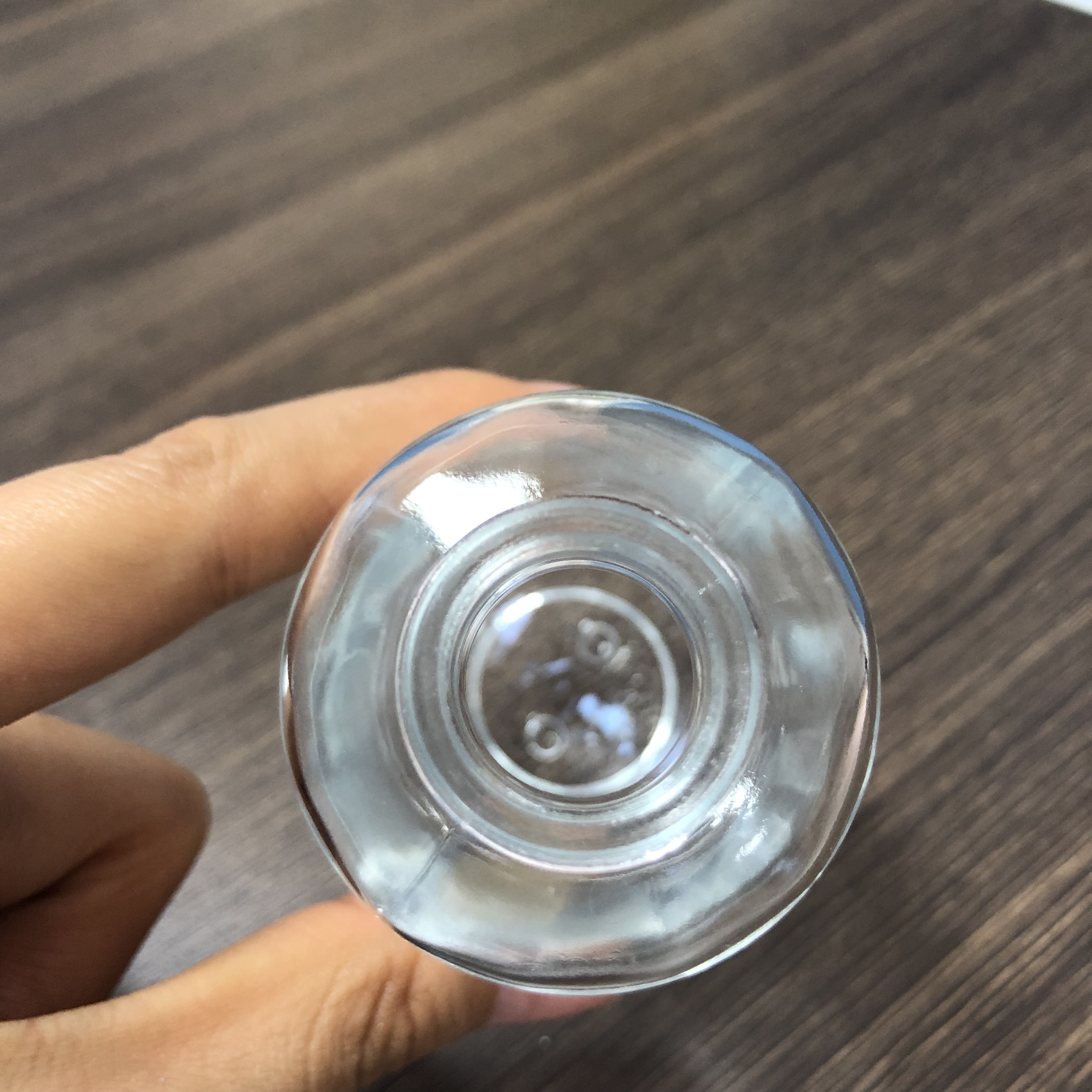 100ml round glass perfume bottle with 15mm neck finish wholesale