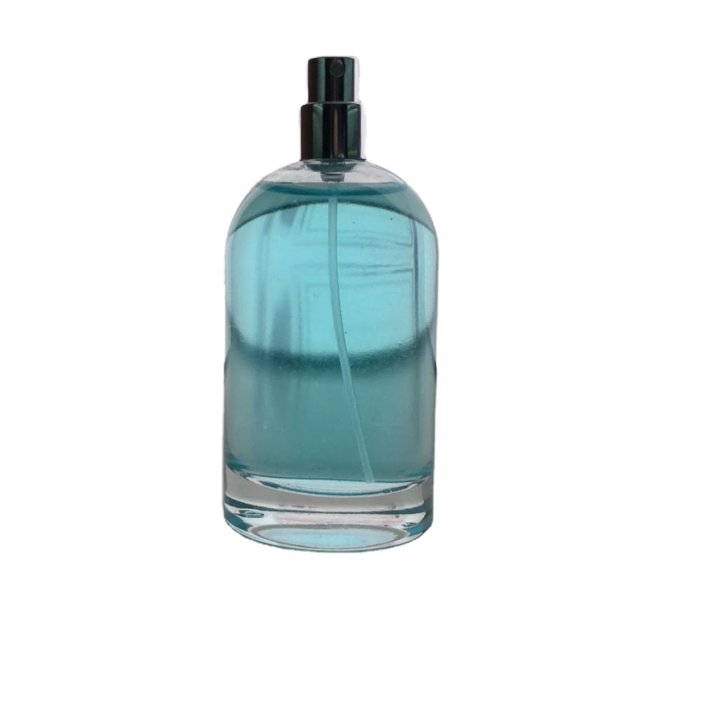100ml round glass perfume bottle with thick bottom and 15mm neck finish wholesale