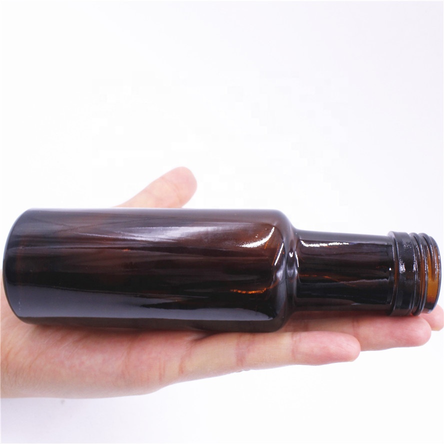 100ml stocked empty dark green brown color cooking olive oil glass bottle