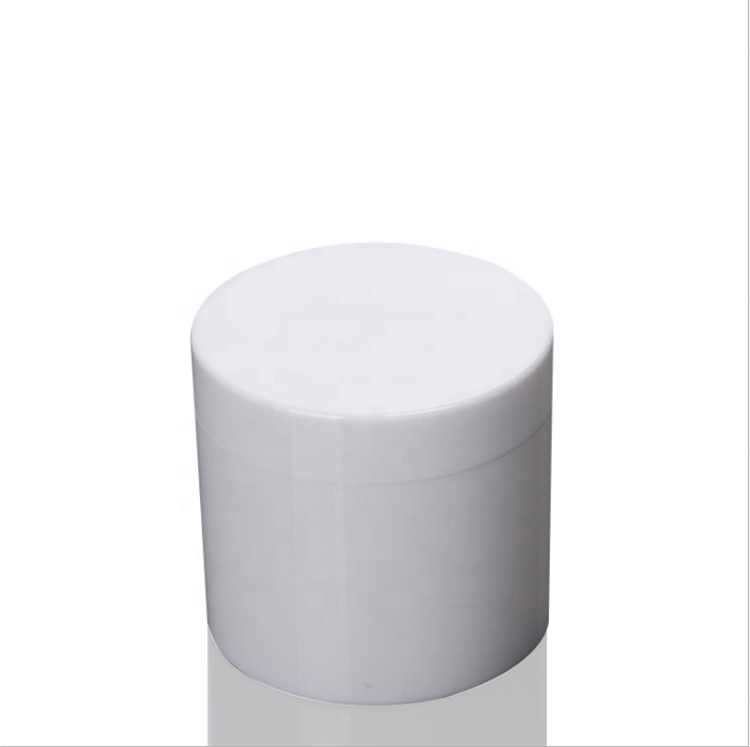 100ml white PP cosmetic container cream jar