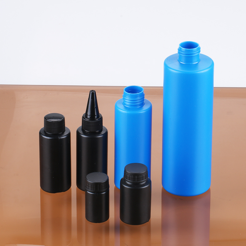 100ml wholesale nail polish bottle plastic nail glue container gel uv black bottle
