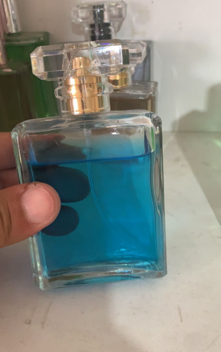 100ml wholesale perfume glass bottle with paper box packing