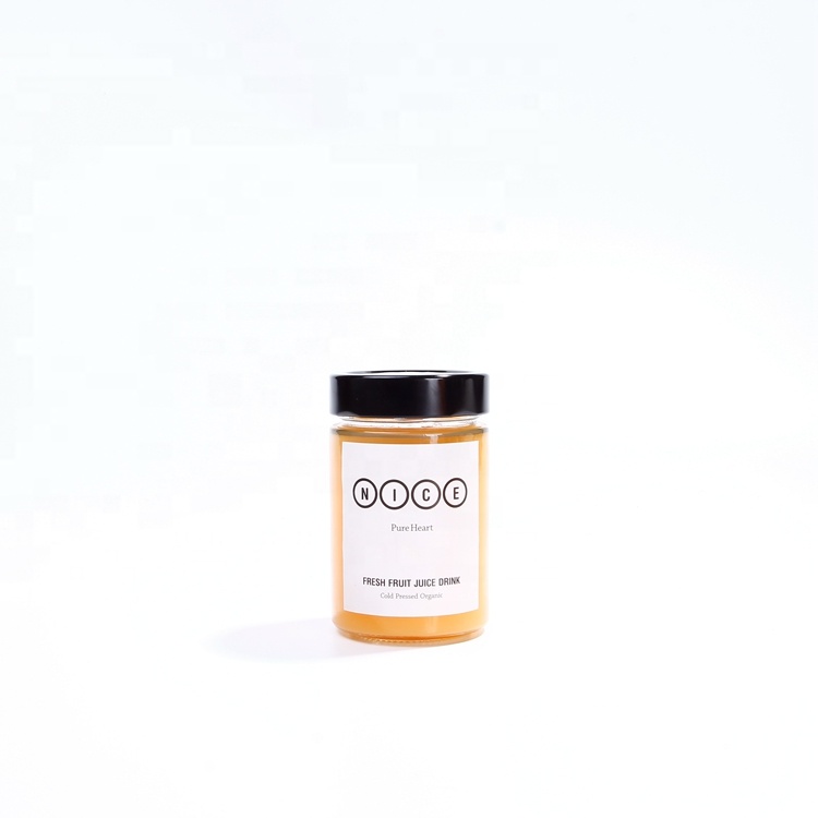 106 ml 212 ml 314 ml 580 ml Honey storage Clear Glass Food Jars with Lug lids