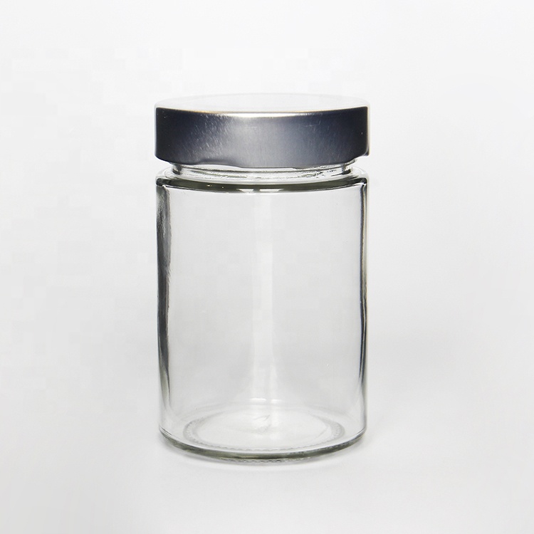 106ml 212ml 314ml 580ml Jar Glass Storage Jar With Metal Twist Off Lid