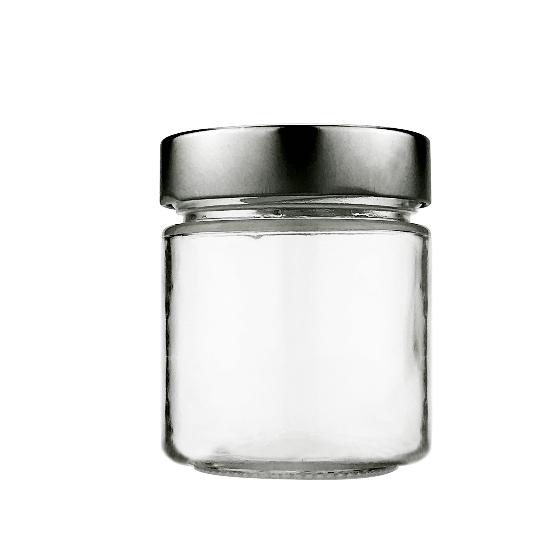 106ml 212ml 314ml Straight Sided Glass Honey Jams Storage Jar with Deep Metal Lids