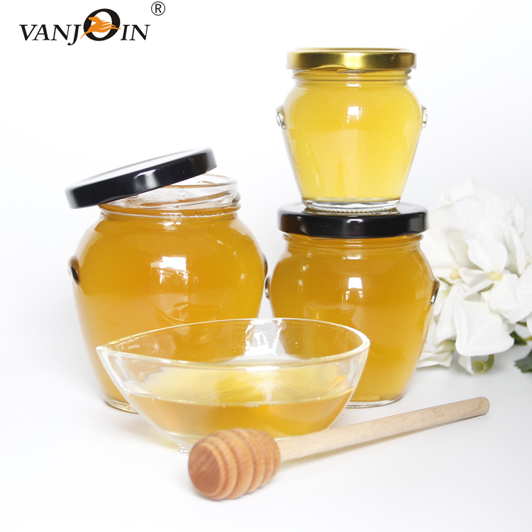 106ml 212ml 314ml Wholesale hot selling honey glass jar with lid for jelly