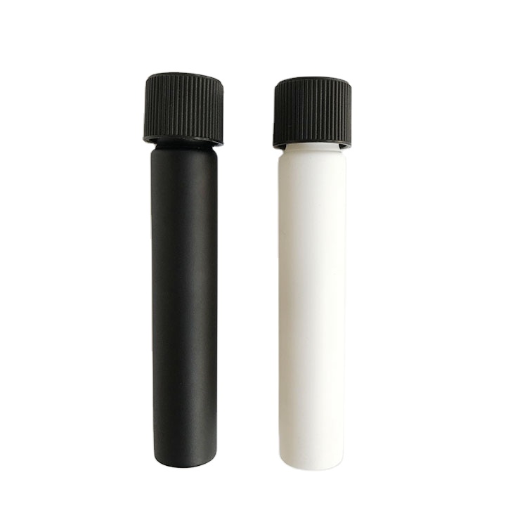 109mm 120mm 98ml 135mm transparent glass joint doob tube tubes blunt pre roll containers with CR cap